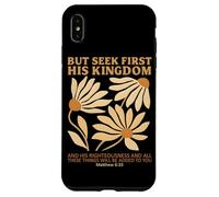 But Seek First His Kingdom Boho Flowers Christian Jesus Case for iPhone XS Max