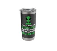 But The Answer is Alien Green Face Head Stainless Steel Insulated Tumbler