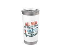 But The Coolest Become A Receptionist, Reception Front Desk Stainless Steel Insulated Tumbler