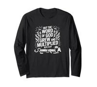 But the Word of God Grew Acts 12 Scripture Power Design Long Sleeve T-Shirt