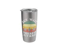But Wait There's Myrrh Epiphany Three Wise Men Retro Joke Stainless Steel Insulated Tumbler
