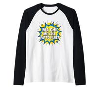 But who Made me do it? How to Complicate My Life. Graph Raglan Baseball Tee