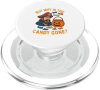 But Why Is the Candy Gone Funny Pirate Halloween Costume PopSockets PopGrip for MagSafe