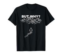 But Why Lone Penguin Walking Toward Mountain Meme T-Shirt