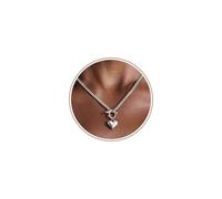 BUTADR Chunky Gold Heart Charm Pendant Toggle Chain Necklaces for Women | Trendy 16K Gold Plated Cute Unique 16K Gold Plated Silver Necklace, Everyday Jewelry Gift, 41cm Chain