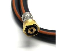 BUTANE GAS HOSE 0.5m PIGTAIL PIPE CALOR 4.5kg CYLINDER TO W20 BOTTLE CONNECTOR