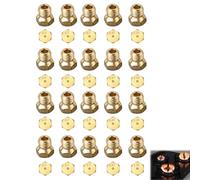 Butane Gas Nozzles for LPG Hobs, Pack of 20 LPG Gas Jet Set, Burner Gas Stove Nozzles, Gas Nozzles for Gas Grill, Gas Nozzles, 4 x 0.5 mm, 8 x 0.7 mm, 4 x 0.87 mm, 4 x 1.02 mm, Gas Hob Replacement