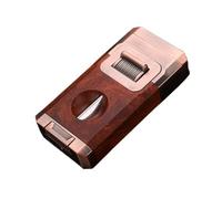 Butane Lighter, Metal, Adjustable Firepower, Double Fire, Pull-Down Ignition, Large Capacity, Multifunctional, Strong Firepower, Durable and Reliable Design