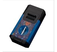 Butane Lighter, Metal, Adjustable Firepower, Double Fire, Pull-Down Ignition, Large Capacity, Multifunctional, Strong Firepower, Durable and Reliable Design