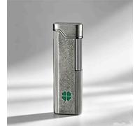 Butane Lighter, Refillable Slim Portable Windproof Flame Lighter with Adjustable Fire Wheel for Outdoor and Daily Use