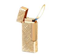 Butane Lighter, Refillable Soft Flame, Portable Metal Design, Side Slide Ignition, Box Packaging for Men and Women, Perfect for Any Occasion