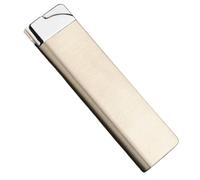Butane Lighter, Ultra-Thin Windproof Portable Metal Lighter, Straight Flame Design, Easy to Carry - Ideal for Camping, Outdoor Use, and Everyday Lighting Needs