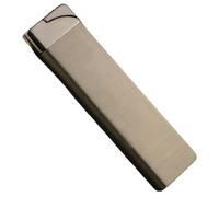 Butane Lighter, Ultra-Thin Windproof Portable Metal Lighter, Straight Flame Design, Easy to Carry - Ideal for Camping, Outdoor Use, and Everyday Lighting Needs