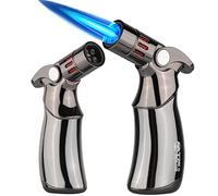 Butane Torch Blow Torch, Torch Lighters Adjustable Flame, Safety Lock for Baking for Creme Brulee, Baking, Desserts and Searing- Butane Torch Lighter (Butane Gas Not Included)