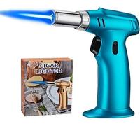 Butane Torch, ibforcty Refillable Culinary Cooking Torch Kitchen Blow Torch Lighter with Safety Lock Adjustable and Lock Flame (Butane Gas not Included)