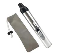 Butane Torch Lighter, FERNBE Metal All-in-One Tube Built-in Detachable Refillable Butane Torch Handheld Lighter (Silver)