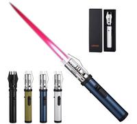 Butane Torch Lighter, Rechargeable Windproof Electric Lighter with Adjustable Flame, Versatile Fire Starter for Camping, Grilling, BBQ, and Home Use