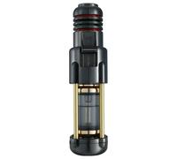 Butane Torch Lighter with Adjustable Flame, Refillable Transparent Fuel Tank for Camping, BBQ, Kitchen - 2 Pack