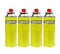Butane Valve Gas Canisters - Complies With EN417, Non-Threaded, Camping Cylinders for Portable Stoves, Blowtorch, Weeders, Reliable Propane Refill, Long Lasting & Safe for Outdoor Cooking, Camping, Fe