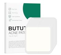 BUTBU 10 Pieces Large Pimple Patches, 60 x 60mm Translucent Hydrocolloid Spot Patches, Invisible Mighty Blemish Patches, Clear Acne Patches for Body, Chin, Face, Back, Forehead (Square)