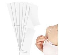 BUTBU 100 Strips Body Tape, Double Sided Clothing Tape, Strength Adhesive on Fabrics and Skin, Suitable for All Fabric Types, All Skin Tones and Sensitive Skin (18 * 75mm)