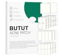 BUTBU 64 Pieces Large Pimple Patches, 5 Sizes Translucent Hydrocolloid Spot Patches, Invisible Blemish Patches, Clear Acne Patches for Body, Chin, Face, Back, Forehead