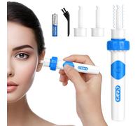 BUTBU Electric Ear Wax Removal, Ear-Wax Removal Suction Kit, Electric Ear Cleaner with 2Pcs Silicone Replacement Heads, Ears Wax Suction Remover Set for Adults and Kids (Blue)