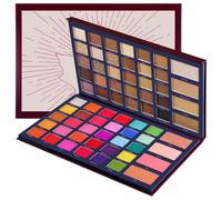 BUTBU Eyeshadow Palette, 68 Shades High Pigmented Eyeshadow Set, Eye Makeup Kit for Blendable Natural Colors, Long Lasting Matte, Glitter and Metallic Finishes, Portable Travel Eyeshadow-Palettes