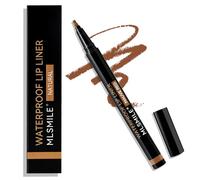 BUTBU Lip Liner, Long Lasting Colour Lip Marker, Matte Nude Lipliner for Plumping and Defining, High Pigmented Formula, Precise Application, Non-Fading, Lips Definer Makeup for Women Girl (Black, 06)