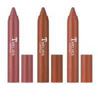 BUTBU Liquid Lipstick Lipliner, 3PCS Long Lasting Colour Lip Marker, Matte Nude Lip Liner Set, High Pigmented, Non-Fading, lip Gloss Makeup Set Gift for Women Girls (Set A)
