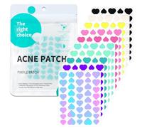 BUTBU Pimple Patches, 400 Pieces Heart Hydrocolloid Spot Patches, Portable Blemish Patches, Dots for Spots Acne Patches, Spot Treatment, Acne Treatment, Effectively Face Skin Care (10 Colours)