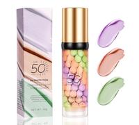 BUTBU Primer for Face Before Makeup, One Step Color Corrector Face Primer, Isolation Cream with SPF 50, Skin Perfecting Brightening primer, Skin Tone Correcting, Oil Control Moisturizing