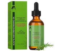 BUTBU Rosemary Oil for Hair Growth, 100% Pure Natural Essential Oil for Eyebrow Eyelash and Skin Care, Enhances Hair Thickness, Nourishes the Scalp for Men Women (60ml, Pack of 1)