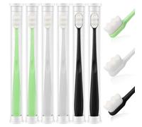 BUTBU Soft Bristle Toothbrush, 6PCS Manual Toothbrush for Sensitive Gums, B