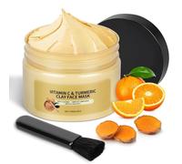 BUTBU Turmeric Vitamin C Clay Mask, Deep Cleansing Facial Mask, Turmeric Clay Face Mask for Improving Blackheads, Acne, Dark Spots, Pores, Even out Skin Tone and Oil Control (120g)