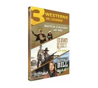 Coffret westerns de légende : butch cassidy et le kid ; les géants de l'ouest ; buffalo bill