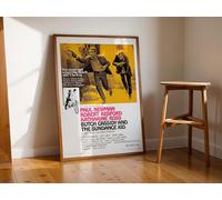 Butch Cassidy and the Sundance Kid(1969) Retro-Classic Movie Framed Poster Print Wall Art Image Home Decor Artworks Framed Poster Different Sizes and Colours