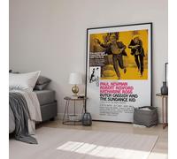 Butch Cassidy and the Sundance Kid Framed Western Movie Classic Poster Wall Art Image Home Decor Artworks Framed Poster Different Sizes and Colours