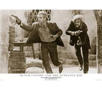 Butch Cassidy And The Sundance Kid Paul Newman Robert Redford LAMINATED Movie - POSTER