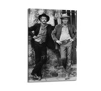 Butch Cassidy And The Sundance Kid Posters Stylish Print Poster Aesthetic Wall Art Decor Vintage Canvas Decorative Painting Poster Living Room Bed Room Derector 16x24inch(40x60cm) Frame-style