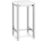 Butcher Block 40 cm Stainless Steel Working Height: 80 cm - Butcher Blocks by Royal Catering White