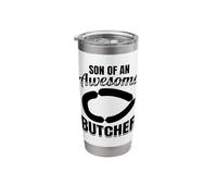 Butcher Boy Meat Enthusiast Meat Stainless Steel Insulated Tumbler