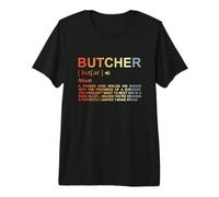 Butcher Dictionary Meat Person Carnivore Premium T-Shirt