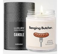 Butcher Gift - Luxury Soy Wax Candle - Vanilla, Jasmine, Sugared Almond - Makester
