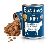 Butcher’s Nourishing Wet Dog Food with Tripe Tinned 1200g x 10 | Dog food wet with High Protein & Calorie | Nourishing Tinned Dog Food - Ideal for All Breeds | Dog Wet Food