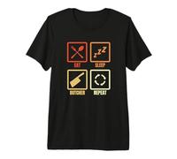 Butcher Schedule Meat Person Premium T-Shirt
