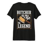 Butcher the Man the Myth the Legend Meat Cutter Premium T-Shirt
