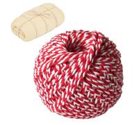 Butcher Twine - 85m Natural Cotton Food Grade Cooking String, 2mm Soft Kitchen Cord For Meat Binding, Turkey Trussing, Sausage Making, Roasting, Baking, Crafting, Gardening And DIY Projects Us