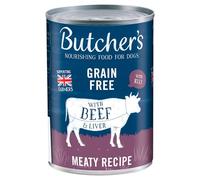 Butcher's Beef & Liver Wet Dog Food Tin 400g