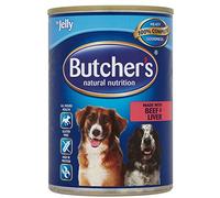 Butcher's Meaty Recipes Beef and Liver Adult Wet Dog Food - 12 x 400g